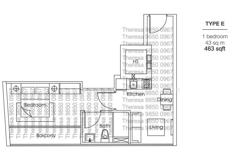 Royce Residences, 8 Lorong 6 Geylang, Eunos / Geylang / Paya Lebar, 1 Bedroom, 478 sqft, Condominium For Rent, by Theresa Nguyen, 24154360 - PropertyGuru.com.sg