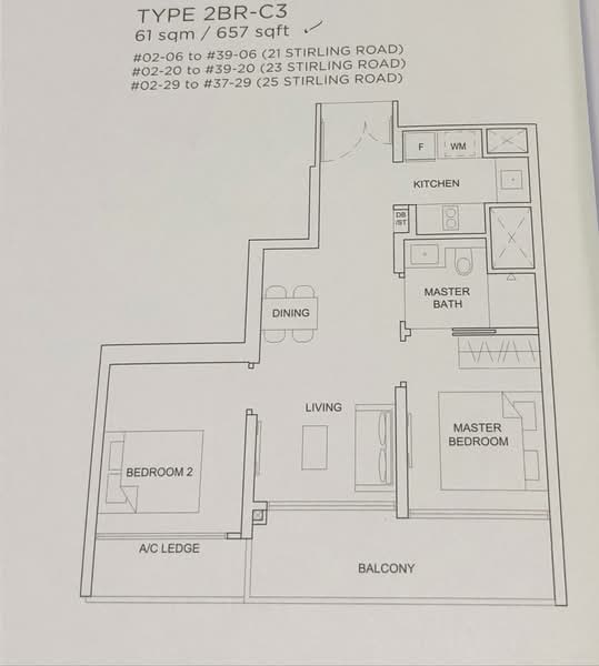 Stirling Residences, 23 Stirling Road, 2 Bedrooms, 657 sqft, Apartment For Rent, by Angie Cheong, 24154654 - PropertyGuru.com.sg