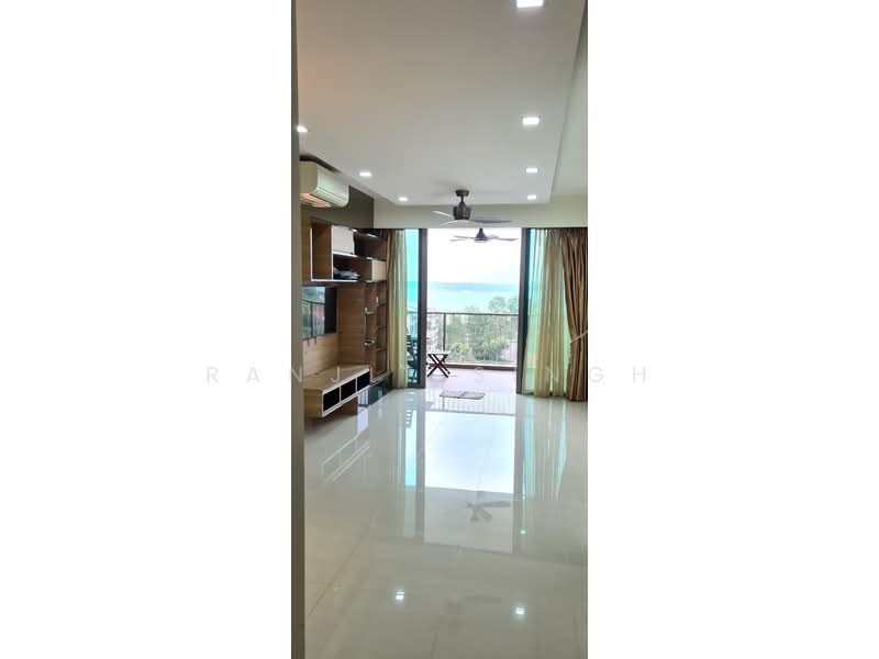 Ripple Bay, 16 Pasir Ris Link, 3 Bedrooms, 1,087 sqft, Condominium For Rent, by Ranjit Singh, 24155460 - Living rm with beautiful seaview - PropertyGuru.com.sg