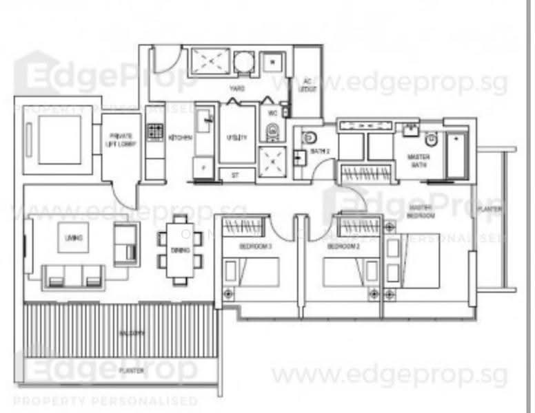 Skyline Residences, 610 Telok Blangah Road, 3 Bedrooms, 1,346 sqft, Condominium For Rent, by Sonia Ong, 24161438 - PropertyGuru.com.sg