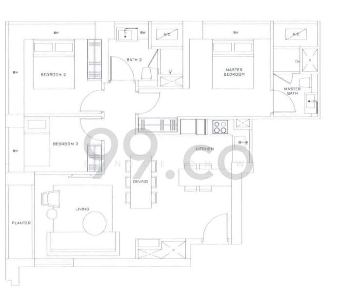 Skysuites @ Anson, 8 Enggor Street, Chinatown / Tanjong Pagar, 3 Bedrooms, 958 sqft, Condominium For Sale, by Eunice Chew, 24163799 - PropertyGuru.com.sg