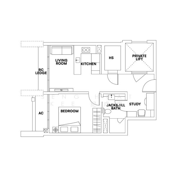 Onze @ Tanjong Pagar, 11 Kee Seng Street, 1 Bedroom, 506 sqft, Apartment For Rent, by Seng Huat Kee 纪成发, 24164416 - PropertyGuru.com.sg