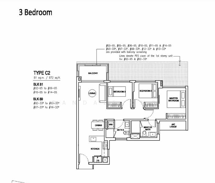 Jewel @ Buangkok, 81 Compassvale Bow, 3 Bedrooms, 872 sqft, Condominium For Rent, by Randale Ong, 24166248 - PropertyGuru.com.sg