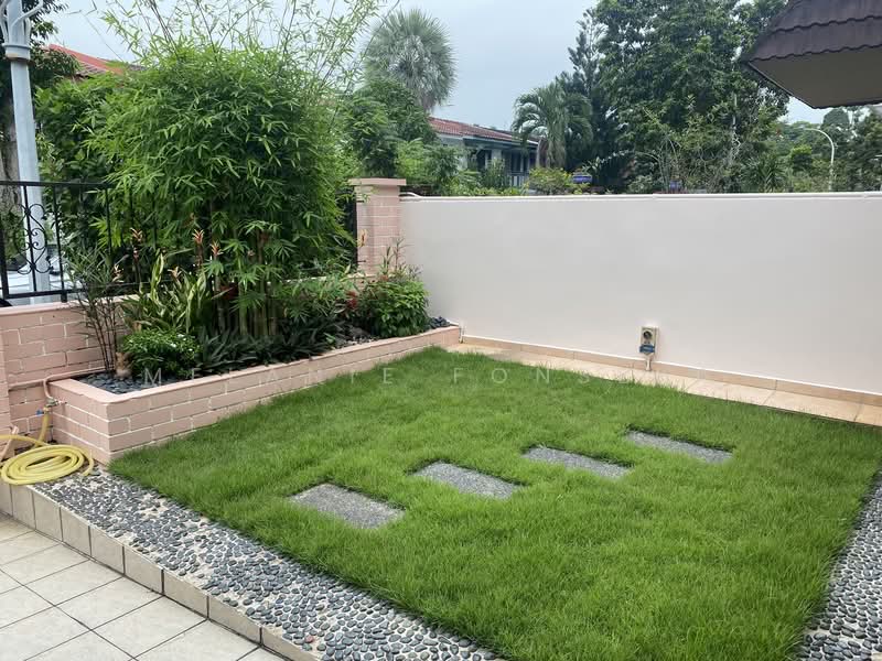 Teacher's Housing Estate, Tagore Avenue, 4 Bedrooms, 3,200 sqft, Terraced House For Rent, by Melanie Fonseka, 24169352 - Front Garden - PropertyGuru.com.sg