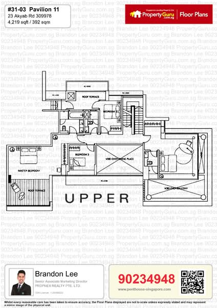 Pavilion 11, 23 Akyab Road, 4 Bedrooms, 4,219 sqft, Condominium For Rent, by Brandon Lee, 24174513 - PropertyGuru.com.sg