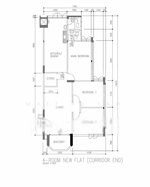 346 Ang Mo Kio Avenue 3, 346 Ang Mo Kio Avenue 3, 3 Bedrooms, 1,080 sqft, HDB Flat For Rent, by Matt Xu Tao, 24178995 - PropertyGuru.com.sg