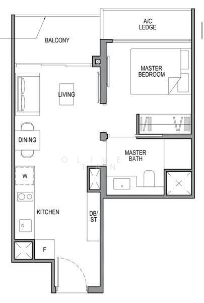 Park Colonial, 8 Woodleigh Lane, Macpherson / Potong Pasir, 1 Bedroom, 463 sqft, Condominium For Rent, by Oliver Tan, 24179961 - PropertyGuru.com.sg