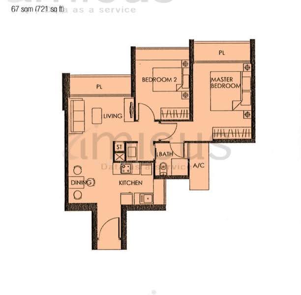 The Metropolitan Condominium, 6 Alexandra View, Alexandra / Commonwealth, 2 Bedrooms, 721 sqft, Condominium For Rent, by Linda Tang, 24181561 - PropertyGuru.com.sg