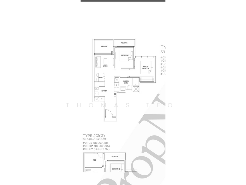 The Florence Residences, 99 Hougang Avenue 2, Hougang / Punggol / Sengkang, 2 Bedrooms, 635 sqft, Condominium For Sale, by Thomas Teo, 24183732 - PropertyGuru.com.sg
