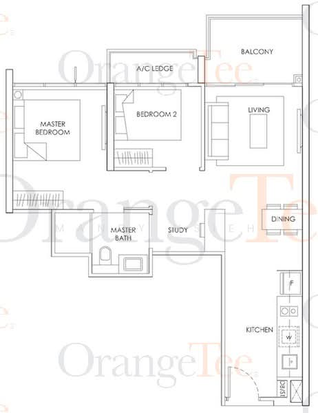 The Alps Residences, 105 Tampines Street 86, 2 Bedrooms, 689 sqft, Condominium For Sale, by Mandy Hsieh, 24188395 - PropertyGuru.com.sg