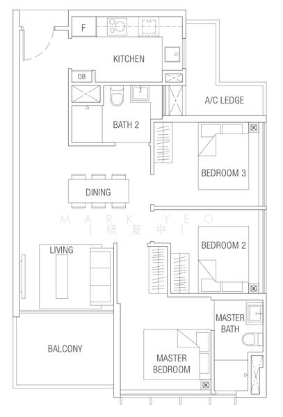 Tre Residences, 7 Geylang East Avenue 1, Room Rental, 100 sqft, Condominium For Rent, by Mark Yeo (杨复中), 24190561 - PropertyGuru.com.sg
