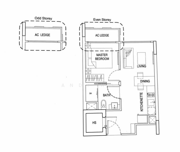 The Hillford, 178 Jln Jurong Kechil, 1 Bedroom, 398 sqft, Condominium For Rent, by Andi Ho, 24192701 - PropertyGuru.com.sg