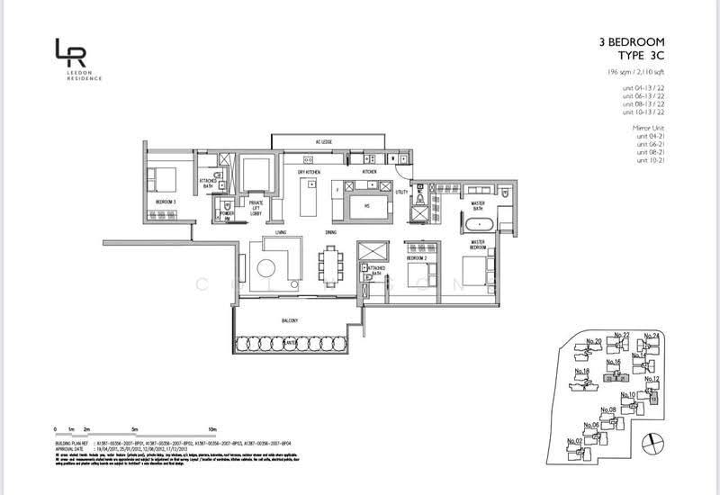 Leedon Residence, 6 Leedon Heights, Tanglin / Holland / Bukit Timah, 3 Bedrooms, 2,110 sqft, Condominium For Rent, by Colin Song, 24194805 - PropertyGuru.com.sg