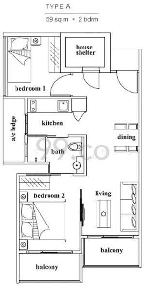 iSuites @ Palm, 24 GLASGOW ROAD, Hougang / Punggol / Sengkang, 2 Bedrooms, 635 sqft, Condominium For Rent, by Chia Jin Tai Andy, 24196633 - PropertyGuru.com.sg