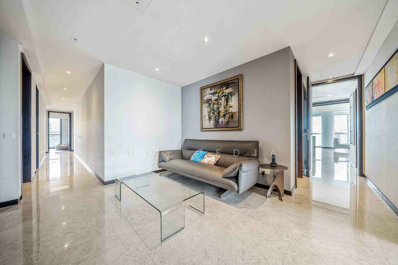 family area leading to bedrooms