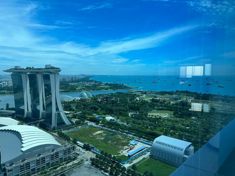 Garden by the Bay view from living and dining area