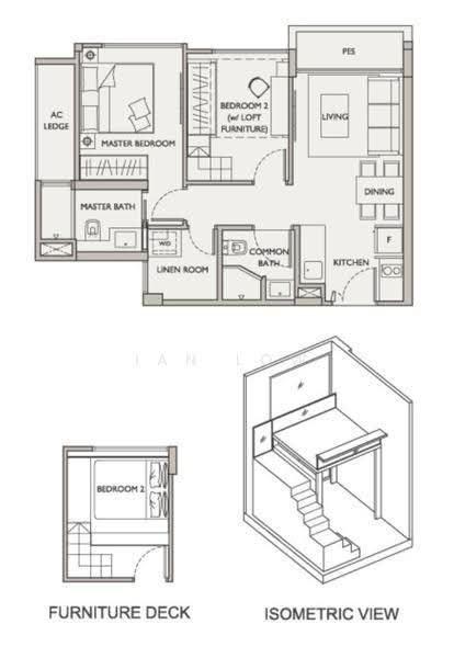 The Asana, 17 Queen's Road, Tanglin / Holland / Bukit Timah, 2 Bedrooms, 635 sqft, Condominium For Rent, by Ian Low, 24202620 - PropertyGuru.com.sg