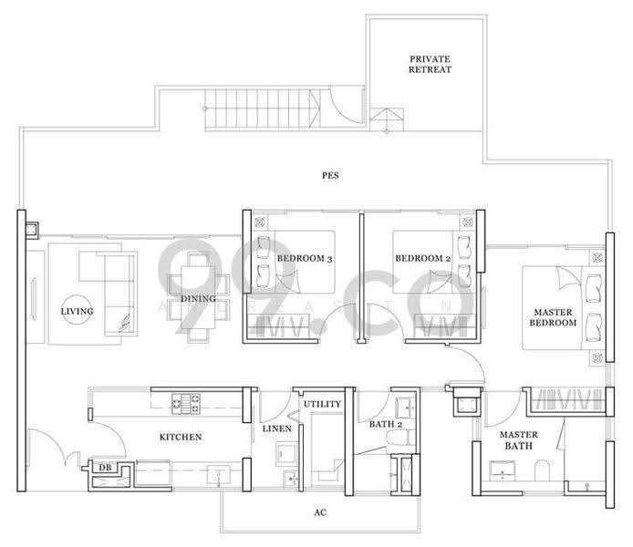 Belysa, 57 Pasir Ris Drive 1, Pasir Ris / Tampines, 3 Bedrooms, 1,442 sqft, Executive Condominium For Rent, by Andreas Tan, 24215541 - PropertyGuru.com.sg