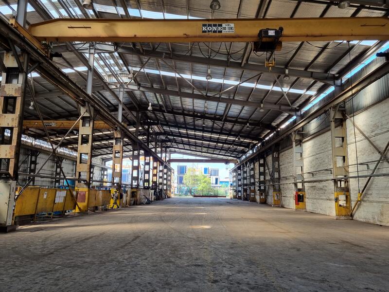 Jurong Tuas - Heavy Duty Factory with Open Yard - Overhead Cranes - Own or Shared Entrance, Tuas Road (Off Pioneer), 15,446 sqft, Factory / Workshop (B2) For Rent, by Alvin Aw, 24222493 - CommercialGuru.com.sg