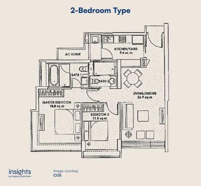 City Square Residences, 14 Kitchener Link, Farrer Park / Serangoon Rd, 2 Bedrooms, 872 sqft, Condominium For Sale, by Kris Kris, 24226425 - PropertyGuru.com.sg