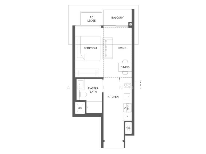 Parc Esta, 822 Sims Avenue, 1 Bedroom, 420 sqft, Condominium For Rent, by Adiel Ng, 24236170 - PropertyGuru.com.sg