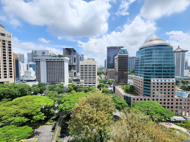 3 Cuscaden, 3 Cuscaden Walk, 2 Bedrooms, 764 sqft, Condominium For Rent, by Brian Wu, 24236232 - Balcony View at Hotel Four Season-Hilton Hotel - PropertyGuru.com.sg