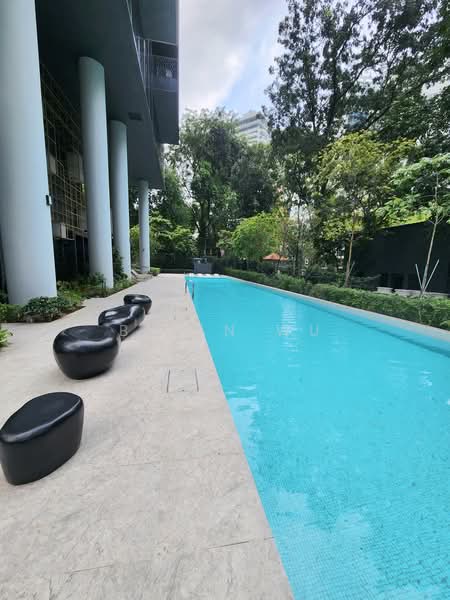 3 Cuscaden, 3 Cuscaden Walk, 2 Bedrooms, 764 sqft, Condominium For Rent, by Brian Wu, 24236232 - Ground Floor Lap Pool - PropertyGuru.com.sg