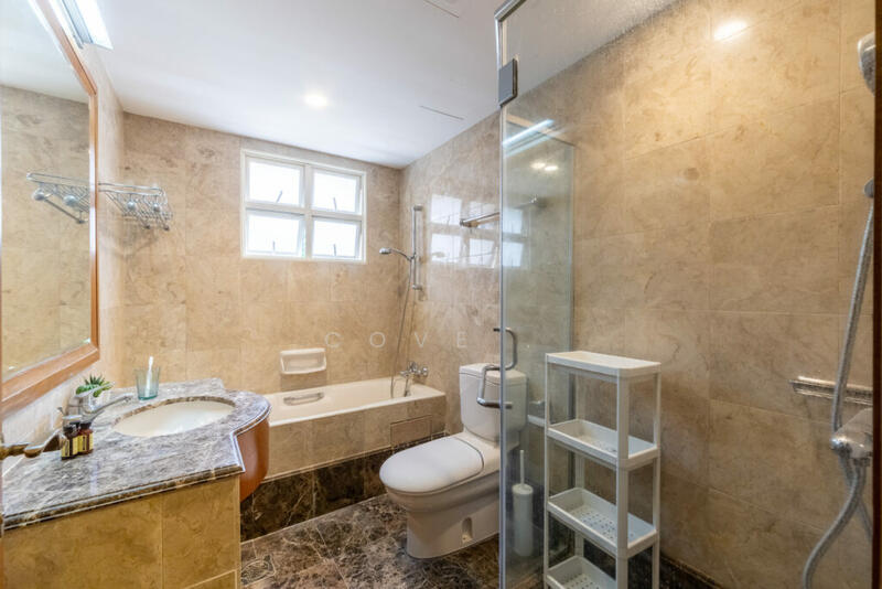 Blue bathroom