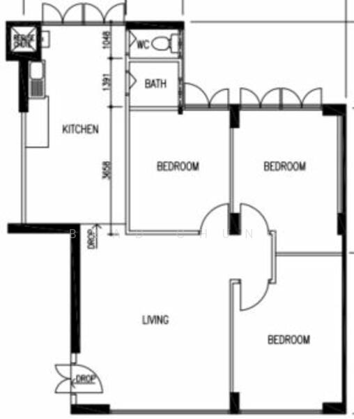 34 Marine Crescent, 34 Marine Crescent, 3 Bedrooms, 882 sqft, HDB Flat For Rent, by Brad Chung 钟定丰, 24245673 - PropertyGuru.com.sg