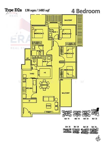Bedok Residences, 22 Bedok North Drive, 4 Bedrooms, 1,485 sqft, Condominium For Rent, by Winston Lim, 24250947 - PropertyGuru.com.sg