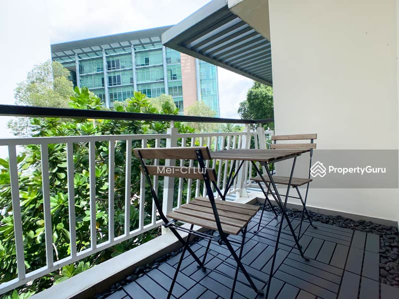 Enjoy a quiet cuppa out at the balcony