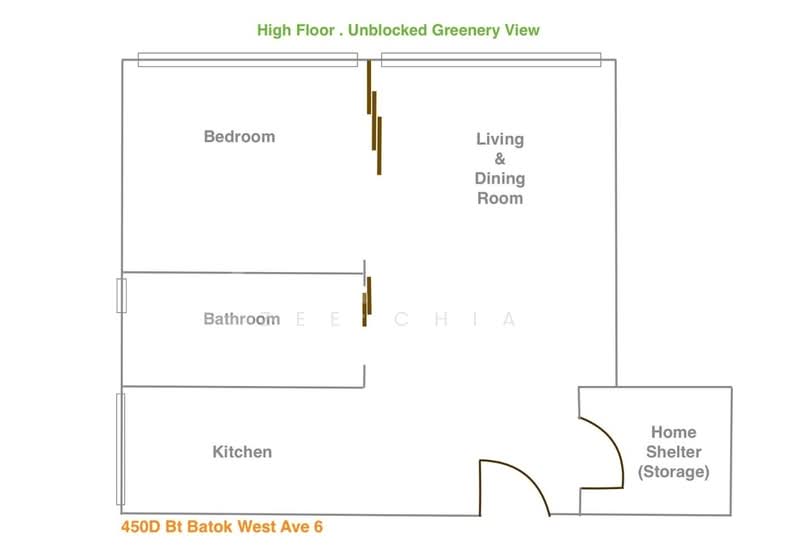 450D Bukit Batok West Avenue 6, 450D Bukit Batok West Avenue 6, 1 Bedroom, 409 sqft, HDB Flat For Sale, by Zee Chia, 24270676 - PropertyGuru.com.sg