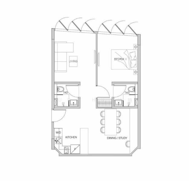 77 @ East Coast, 77 Upper East Coast Road, 2 Bedrooms, 678 sqft, Condominium For Rent, by Judy Hu 胡艳, 24277869 - PropertyGuru.com.sg