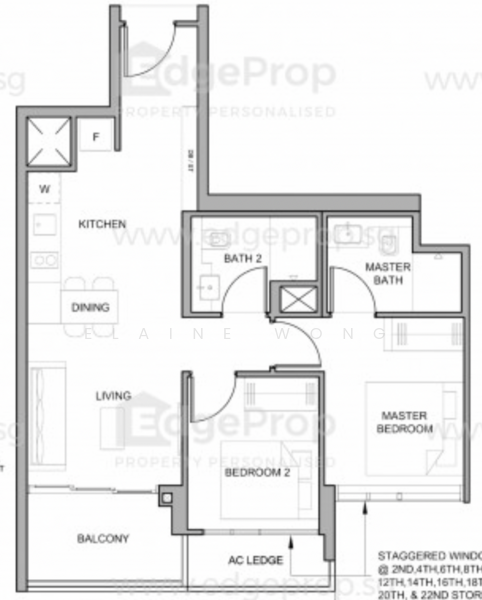 Parc Clematis, 8A Jalan Lempeng, 2 Bedrooms, 721 sqft, Condominium For Sale, by Elaine Wong, 24281654 - PropertyGuru.com.sg