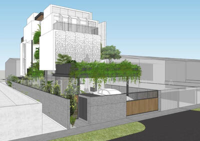 For Sale - Bespoke brand new freehold Li Hwan corner terrace with lift & pool near Lor Chuan MRT