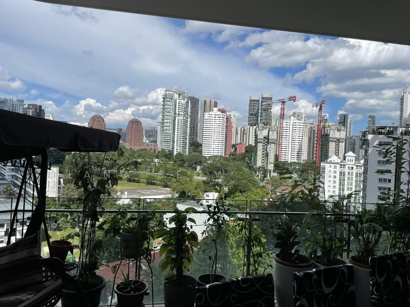 Latitude, 31 Jalan Mutiara, 3 Bedrooms, 1,615 sqft, Condominium For Rent, by Diana Seow Weibel, 24281752 - View from main balcony  - PropertyGuru.com.sg