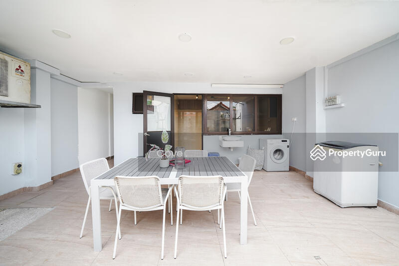 Outdoor dining area