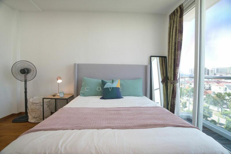 Sunshine Loft, 2 Lorong L Telok Kurau, Room Rental, 129 sqft, Condominium For Rent, by Cove, 24283885 - Blue room - PropertyGuru.com.sg