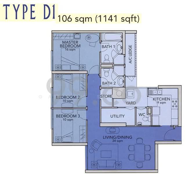 Trellis Towers, 700 Toa Payoh Lorong 1, 3 Bedrooms, 1,141 sqft, Condominium For Sale, by Gary H S Chua, 24286519 - PropertyGuru.com.sg