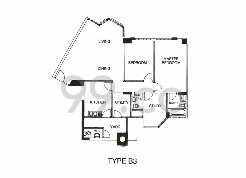 Chiltern Park, 135 Serangoon Avenue 3, 3 Bedrooms, 1,302 sqft, Condominium For Rent, by Caren Tan, 24291600 - PropertyGuru.com.sg