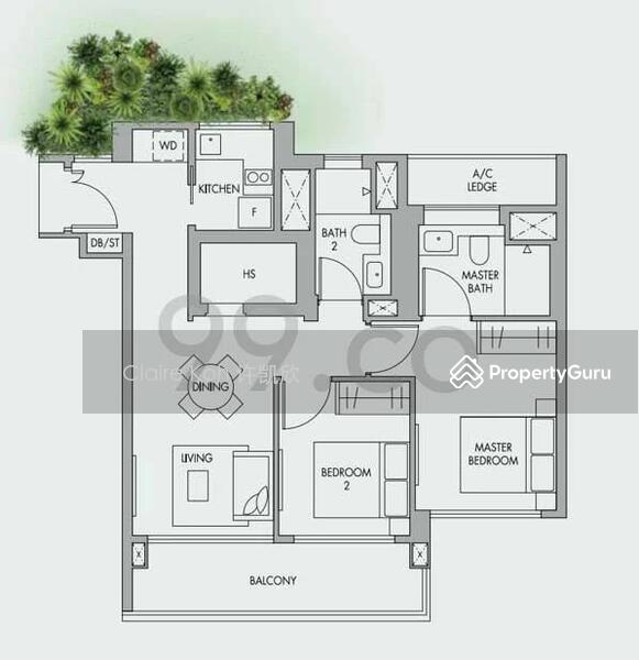 The Tre Ver, 60 Potong Pasir Avenue 1, Macpherson / Potong Pasir, 2 Bedrooms, 797 sqft, Condominium For Rent, by Claire Koh 许凯欣, 24297362 - PropertyGuru.com.sg