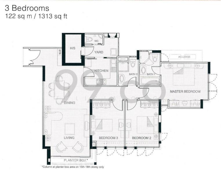 Butterworth 8, 4 Butterworth Lane, 3 Bedrooms, 1,313 sqft, Condominium For Rent, by Felicia Ong, 24316909 - PropertyGuru.com.sg