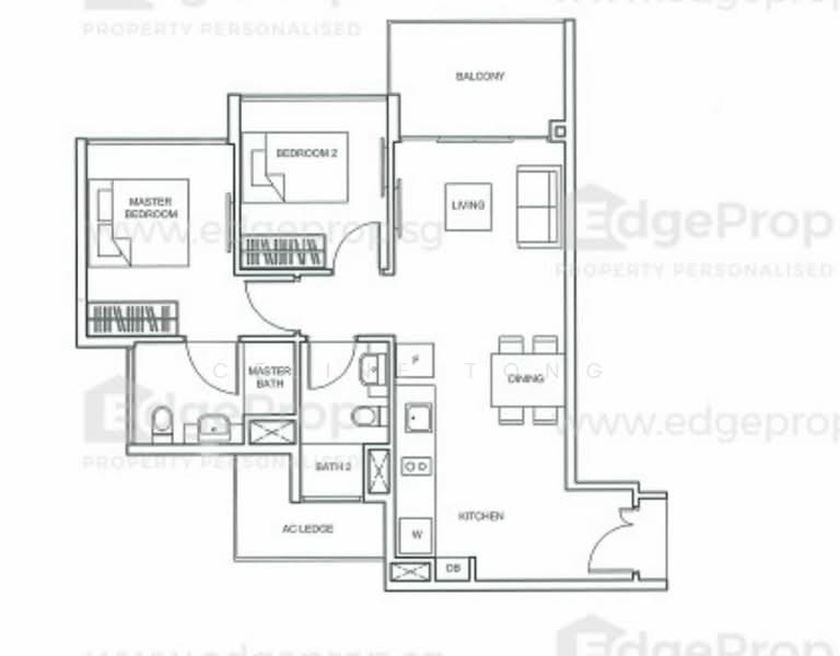 The Glades, 6 Bedok Rise, 2 Bedrooms, 721 sqft, Condominium For Rent, by Celine Tong, 24325775 - PropertyGuru.com.sg