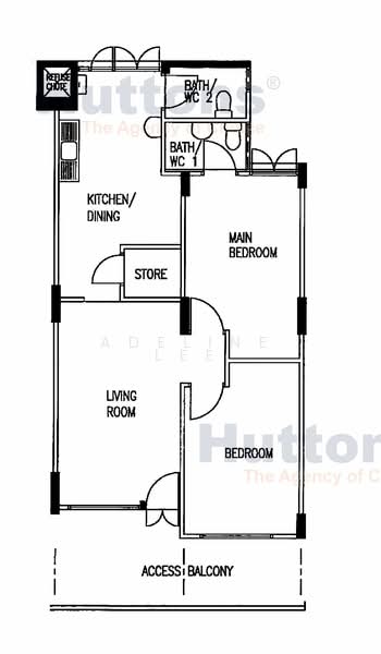146 Potong Pasir Avenue 1, 146 Potong Pasir Avenue 1, 3 Bedrooms, 893 sqft, HDB Flat For Rent, by Adeline Lee, 24325913 - PropertyGuru.com.sg
