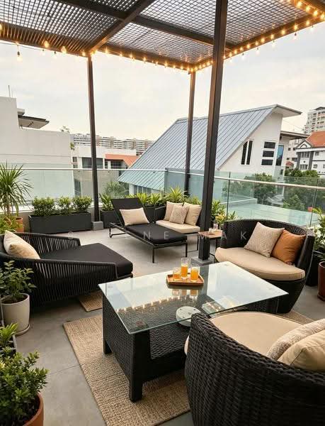 Bartley Rise Estate, Jalan labu manis, Hougang / Punggol / Sengkang, 6 Bedrooms, 5,111 sqft, Detached House For Rent, by Serene Mak, 24327695 - Balcony - PropertyGuru.com.sg