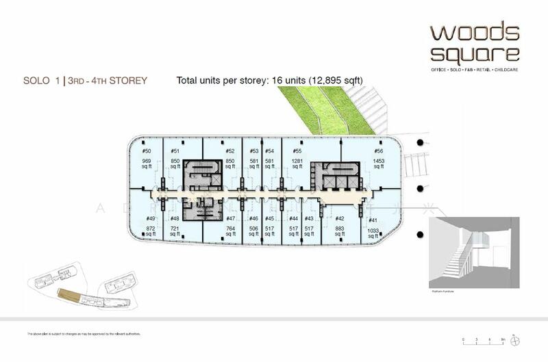 Woods Square, 10 Woodlands Square, 969 sqft, Office For Rent, by Adrian Hui 许光兴, 24337041 - CommercialGuru.com.sg