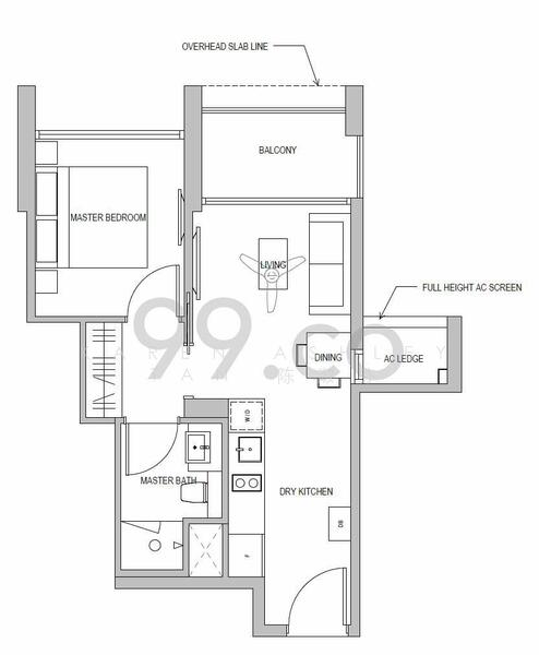 Park Place Residences, 6 Paya Lebar Road, 1 Bedroom, 484 sqft, Condominium For Rent, by Karen Ashley Tan 陈淑芬, 24346176 - PropertyGuru.com.sg
