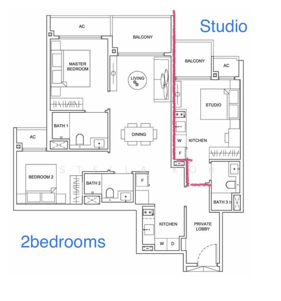 Infini at East Coast, 363 East Coast Road, Studio, 250 sqft, Condominium For Rent, by Stella Koh, 24347101 - PropertyGuru.com.sg
