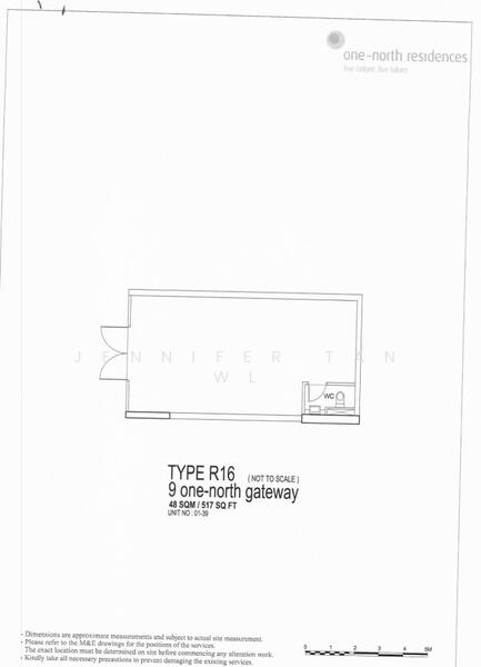 One-North Residences, 7 One-North Gateway, 517 sqft, Other Retail For Sale, by Jennifer Tan WL 陈慧莲, 24349137 - CommercialGuru.com.sg