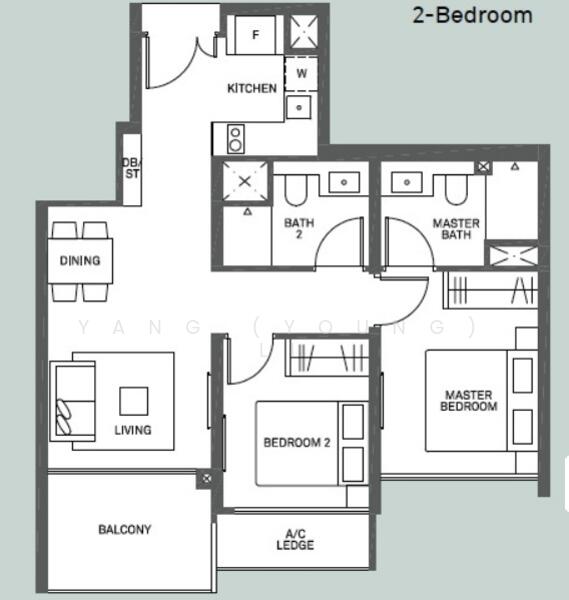 The Clement Canopy, 16 Clementi Avenue 1, 2 Bedrooms, 732 sqft, Condominium For Rent, by Yang (Young) Li, 24365649 - PropertyGuru.com.sg